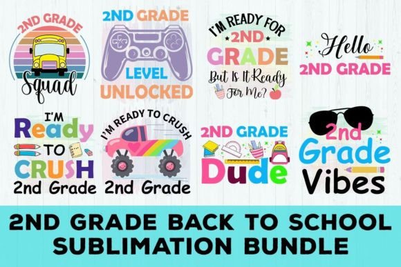 2nd Grade Sublimation Bundle: A Creative Resource for Educators and Entrepreneurs