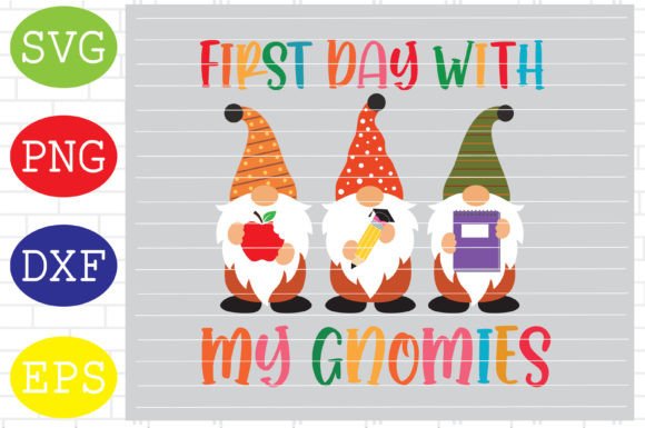 First Day with My Gnomies Svg, Fall Svg
