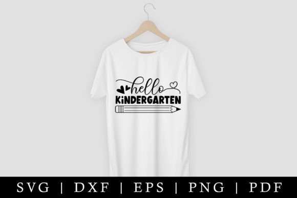 Hello Kindergarten SVG: A Versatile Design for Back-to-School Projects