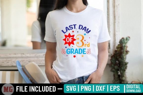 Last Day of 3rd Grade - SVG: A Versatile Design for Creative Projects