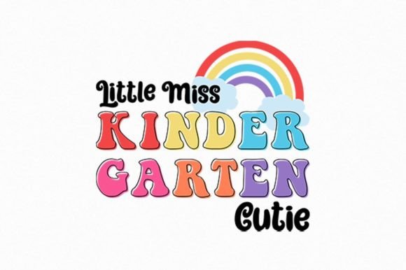 Little Miss Kindergarten Sublimation PNG: A Versatile Digital Asset for Creative Projects