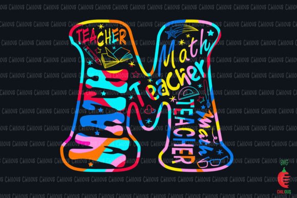 M is for Math Teacher Tie Dye