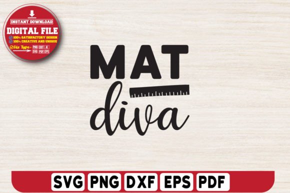 Mat Diva Svg Design for Creative Projects