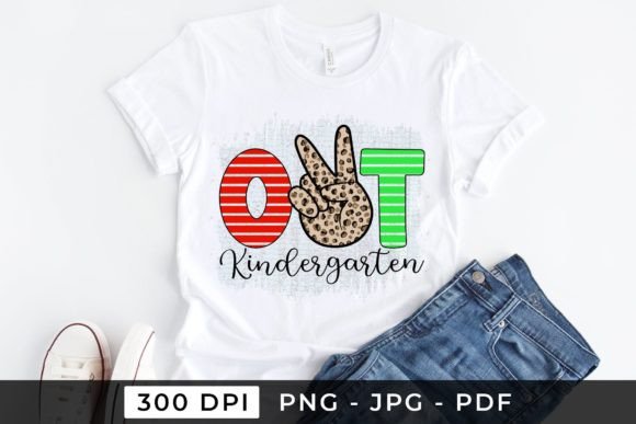 Out Kindergarten PNG - Sublimation PNG