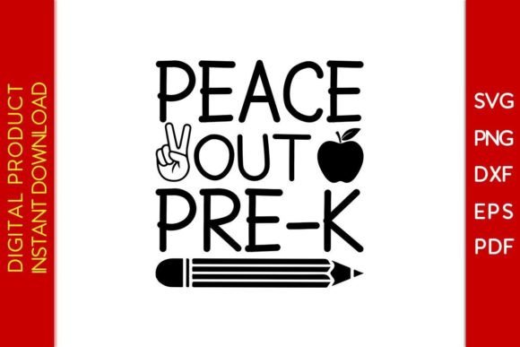 Peace Out Pre-k SVG Cut File: A Versatile Tool for Creative Projects