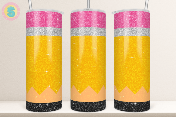 Pencil Teacher School Glitter Tumbler: A Strategic Tool for Back to School Creativity