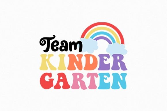 Team Kindergarten School Sublimation PNG