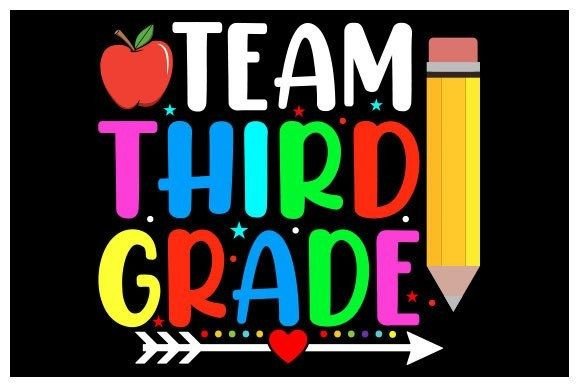 Team Third Grade Teacher Shirts: A Versatile Back to School Design for Creative Professionals