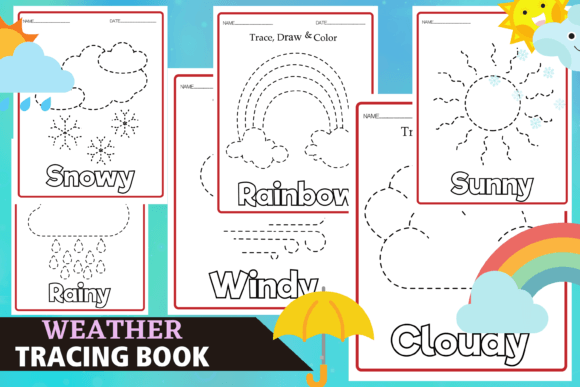 Weather Tracing Book Kids Worksheets: A Practical Tool for Early Learning
